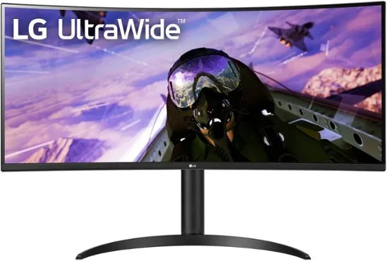 LG UltraWide QHD 34-Inch Computer Monitor 34WP65C-B, VA with HDR 10 Compatibility and AMD FreeSync Premium, Black