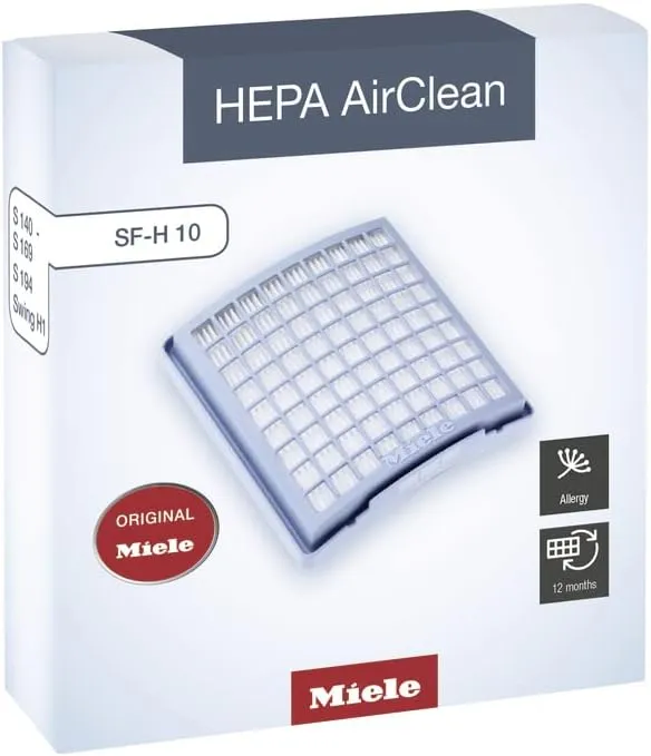 Miele SF-HA 50 Active HEPA Filter for Models S4000, S5000, S6000, S8000, 2