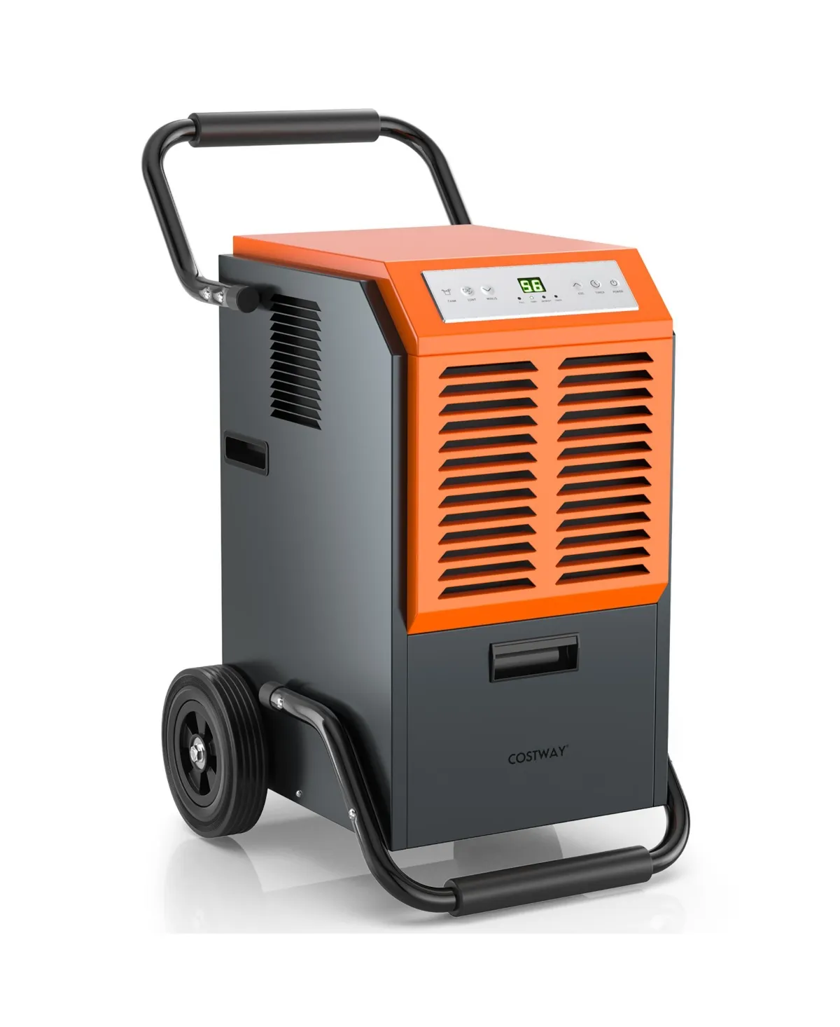 163 PPD Portable Commercial Dehumidifier w/Water Tank&Drainage Pipe for Basement