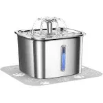 Veken Innovation Award Winner Stainless Steel Cat Water Fountain