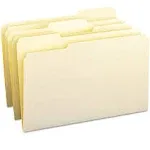 Smead File Folders, 1/3-Cut Tab, Legal size, Manila, 100/Box (15330)