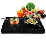 MegaChef Portable Dual-Induction Cooktop