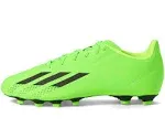 Adidas x Speedportal.4 Flexible Ground Soccer Cleats - Kids - Green / Core Black / Solar Yellow - 5.5