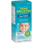 Infants Mylicon Gas Relief Dye Free Drops, 1 fl oz (30 ml) Exp 1/26