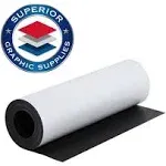 Superior Graphic Supplies Magnetic White Material - Extremely Strong & Flexible Magnetic Sheet Roll Matte White -30 Mil / 0.03" Thickness - 24"W x 18"L – 1 sheet