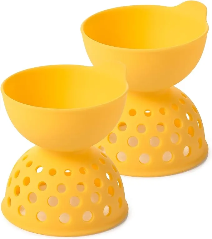 OXO Good Grips 2-Piece Silicone Egg Poacher Set