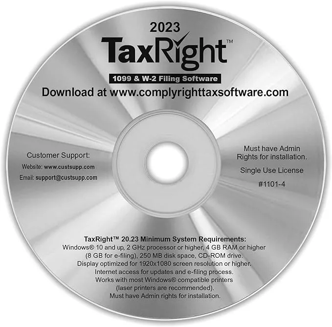 ComplyRight TaxRight 2024 Software