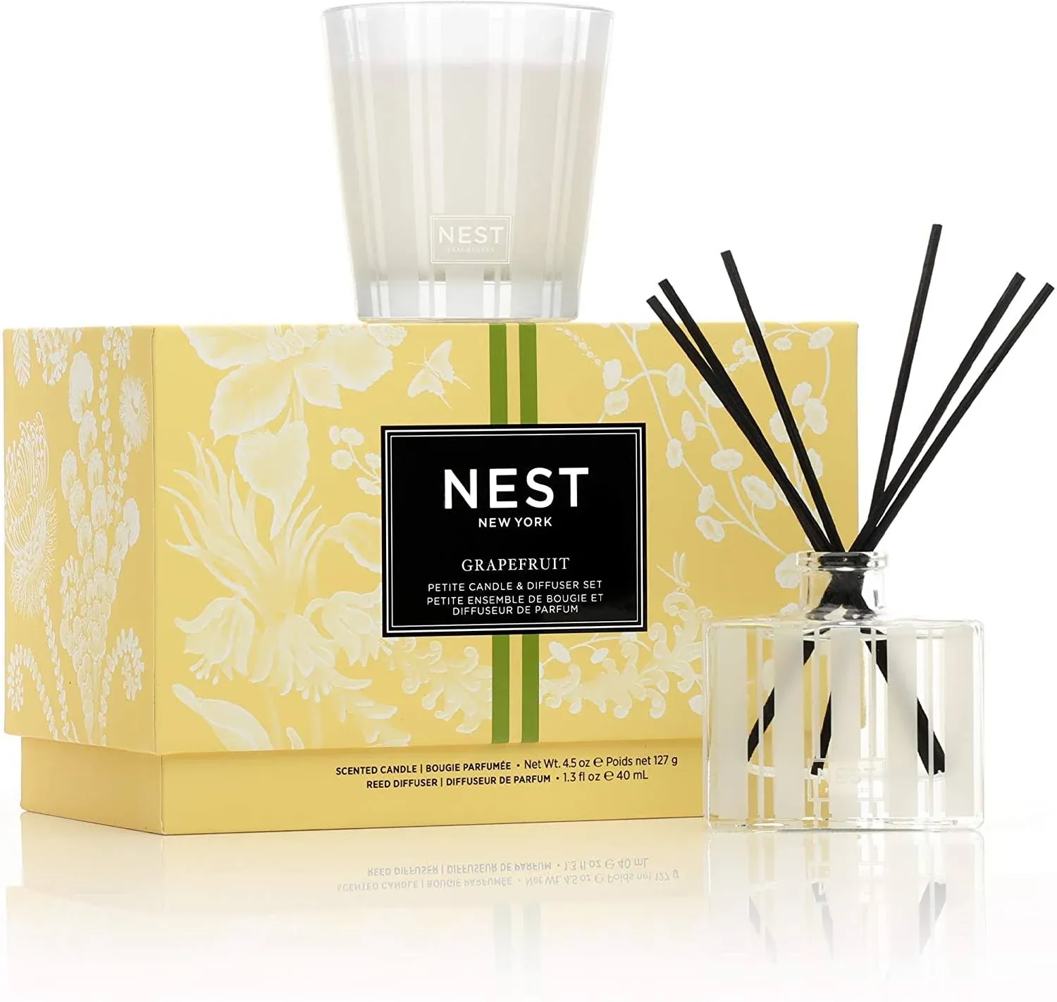 Nest Grapefruit Petite Candle & Diffuser Set