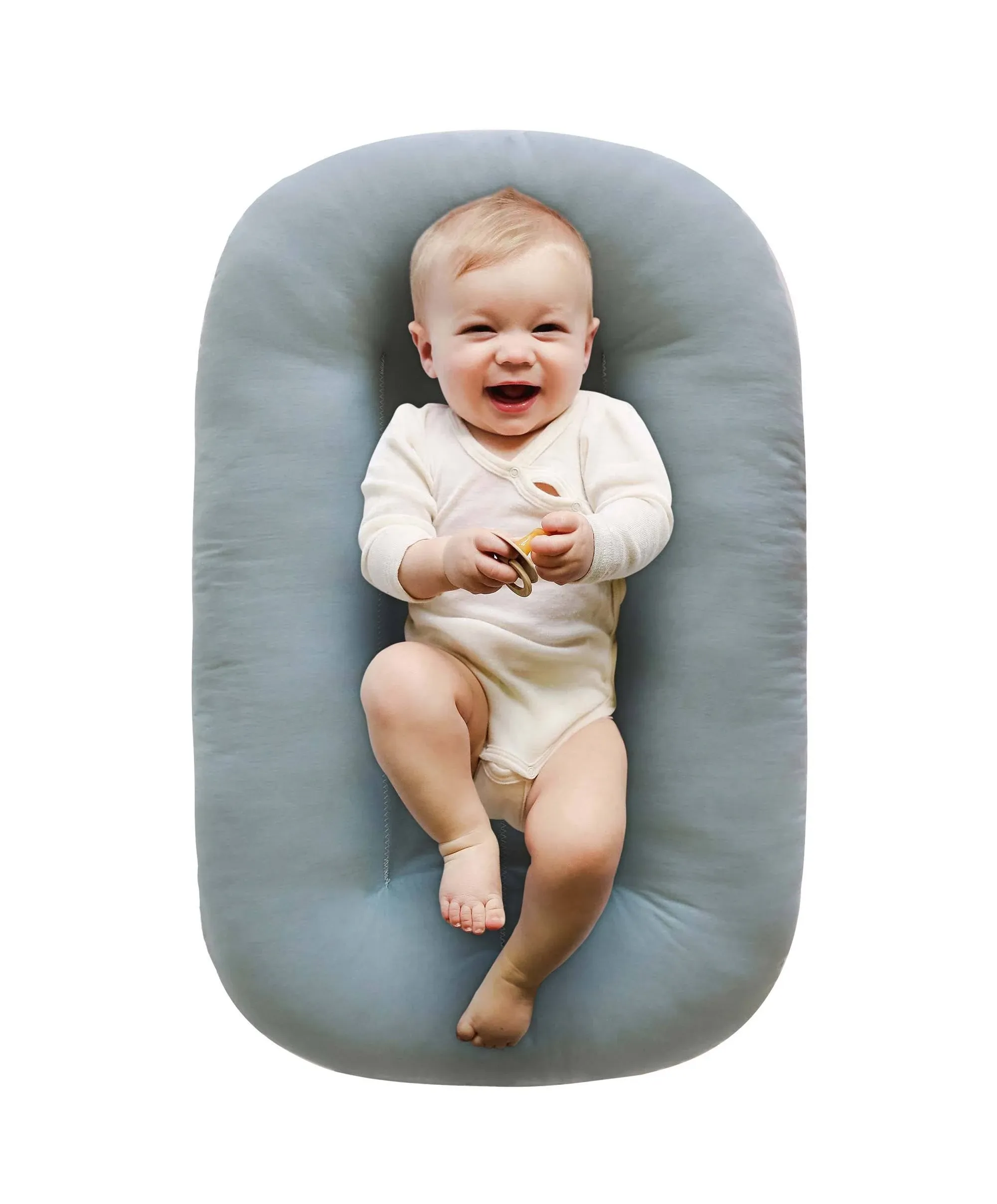 Snuggle Me Organic Lounger - Slate