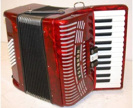 Hohner 1304-RED 48 Bass Piano Accordion