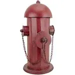 Design Toscano Vintage Metal Fire Hydrant Statue: Medium