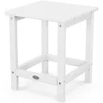 POLYWOOD Long Island 18" Side Table - White