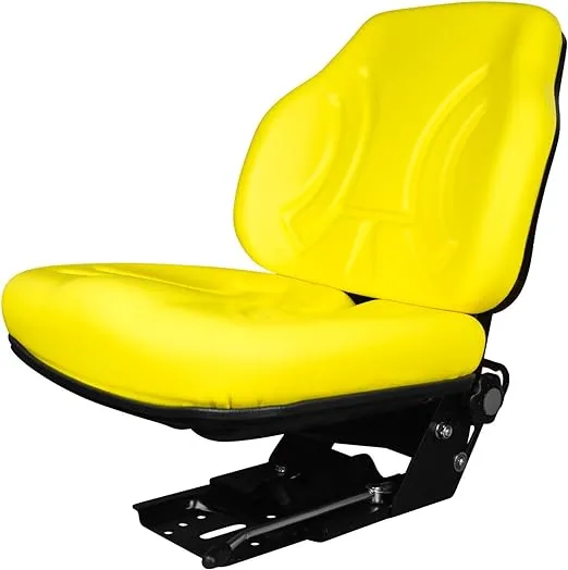 TRAC SEATS Yellow Suspension Seat for John Deere Tractor