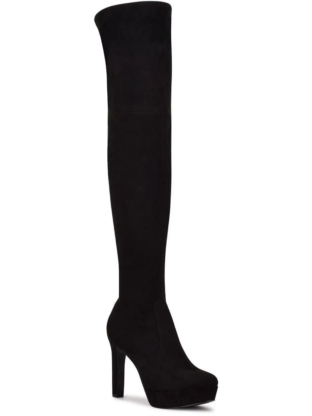 Nine West Womens Gotcha Platforms Knee-High Boots