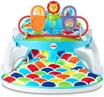 Fisher-Price Deluxe Sit-Me-Up Floor Seat with Toy Tray