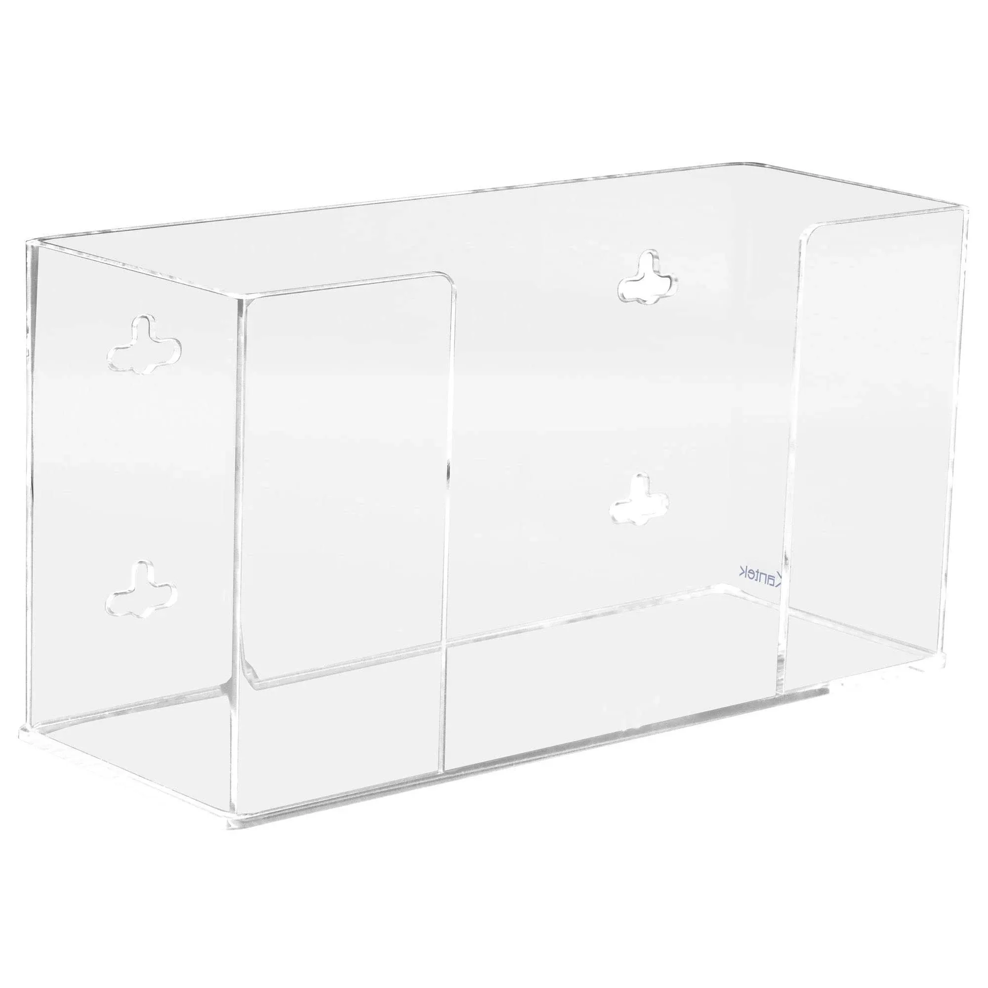 Kantek Acrylic Glove Box Holders - Acrylic - 1 Each - Clear