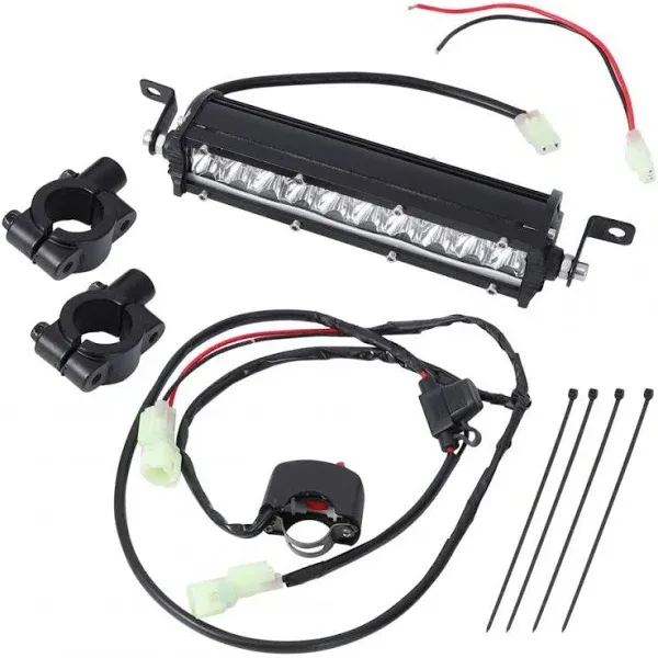 Motoparty Dirtbike Headlight Bar Kit for KLX110 CRF110 TTR110 YZ250F 60W 2500lm ...