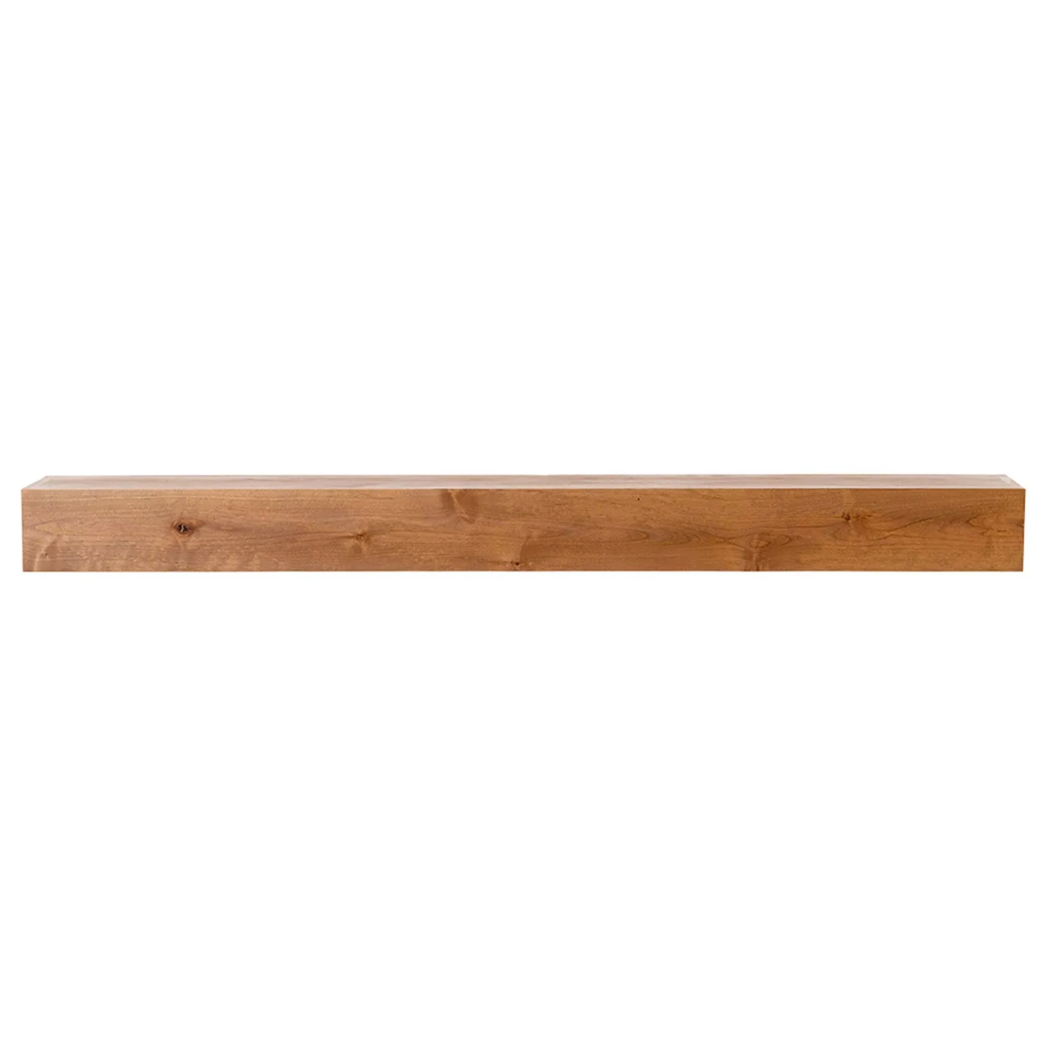 Tipton Alder Wood Fireplace Mantel Shelf