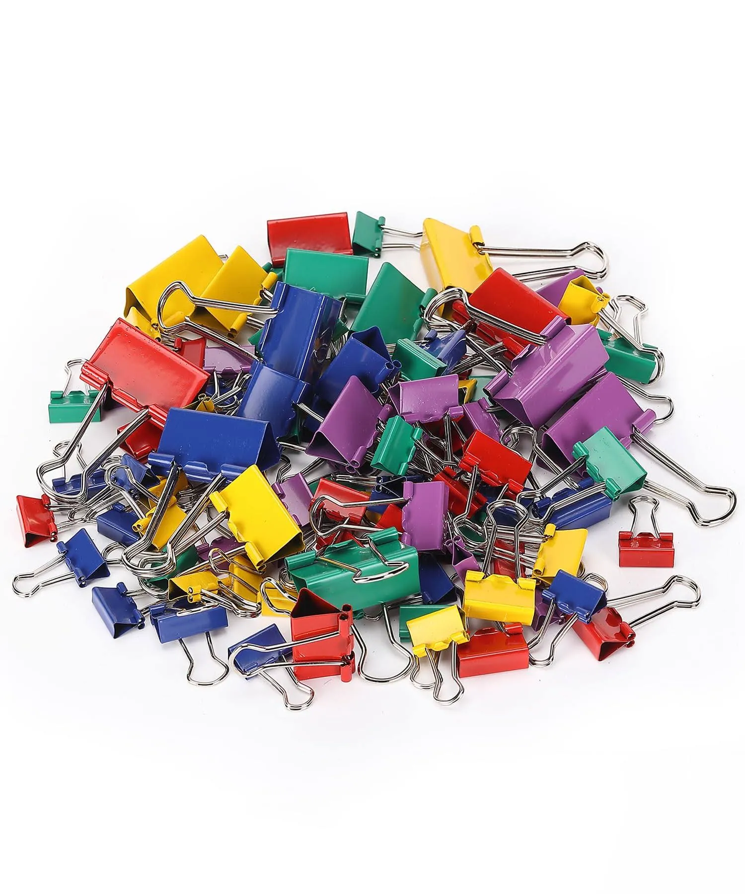 Mr. Pen- Binder Clips, 100 Pcs, Assorted Size and Color, Paper Clips, Binder ...