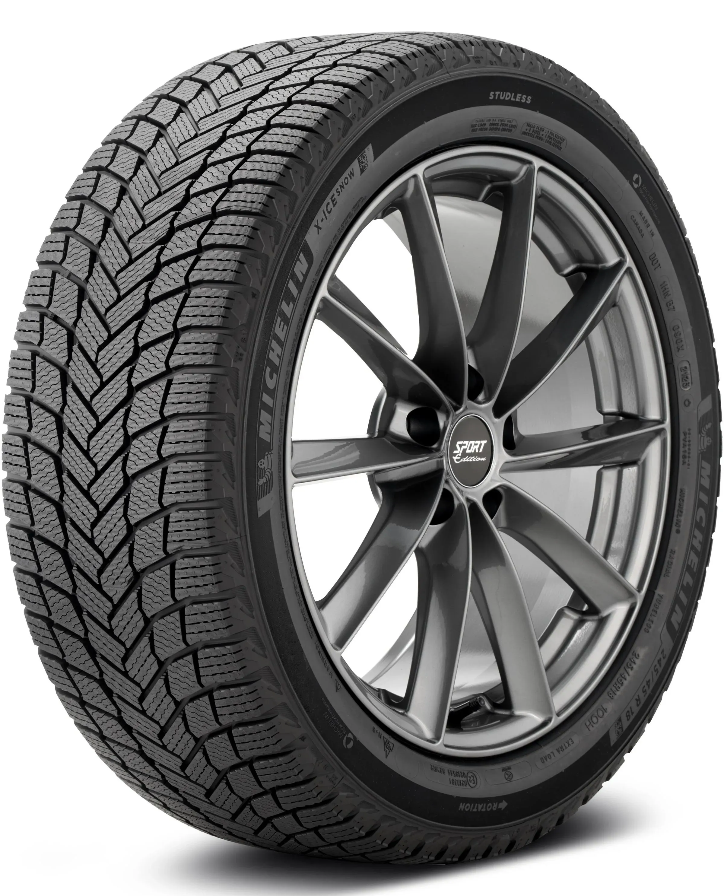 Michelin X-Ice Snow 225/45-18 XL 95H Studless Ice & Snow Tire 12743