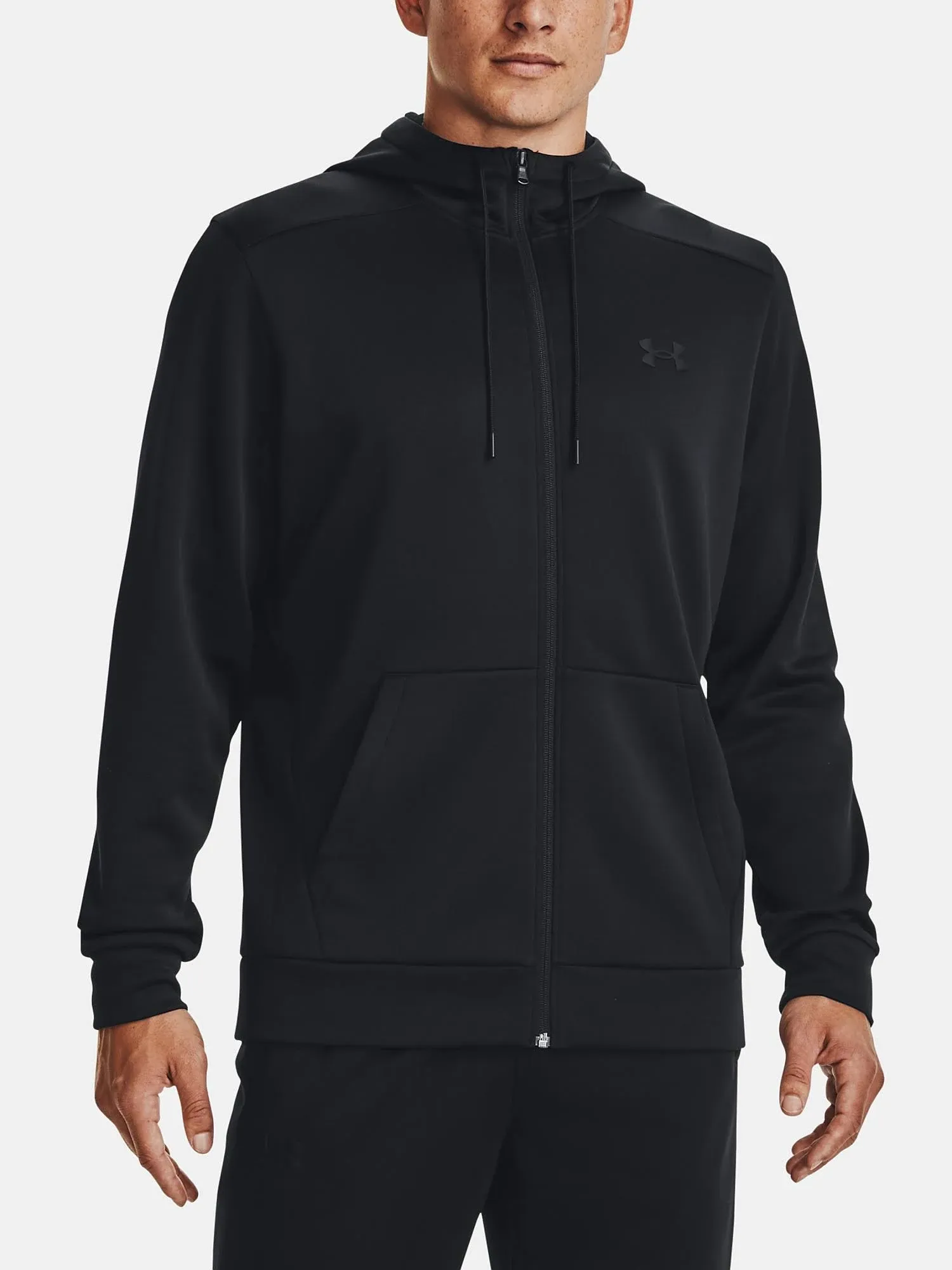 Under Armour Fleece Fz Men&#039;s Hoodie Swaetjacke Jacket Fleece Jacket Black New