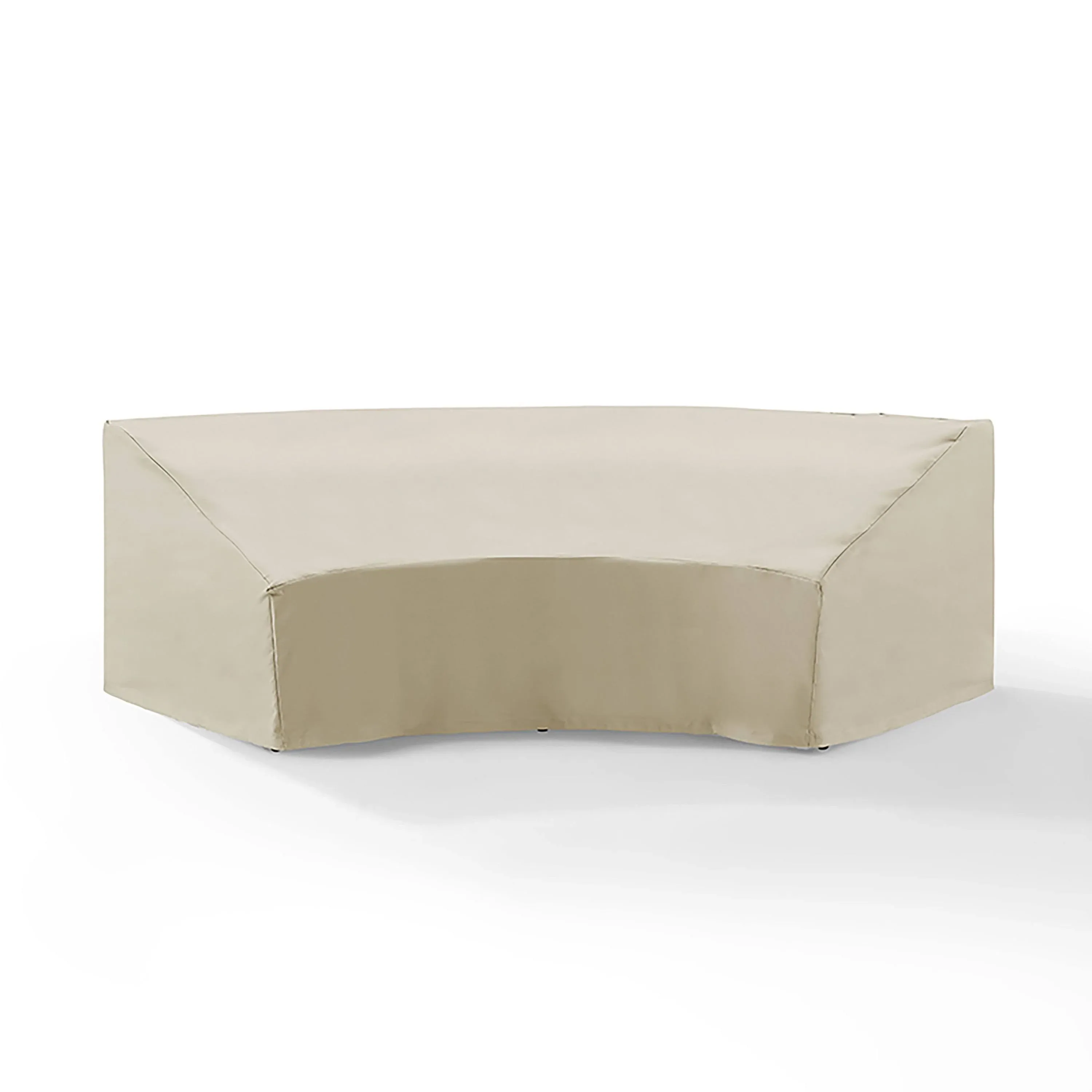 Crosley Furniture Cover Tan Outdoor Catalina Round Sectional Furniture