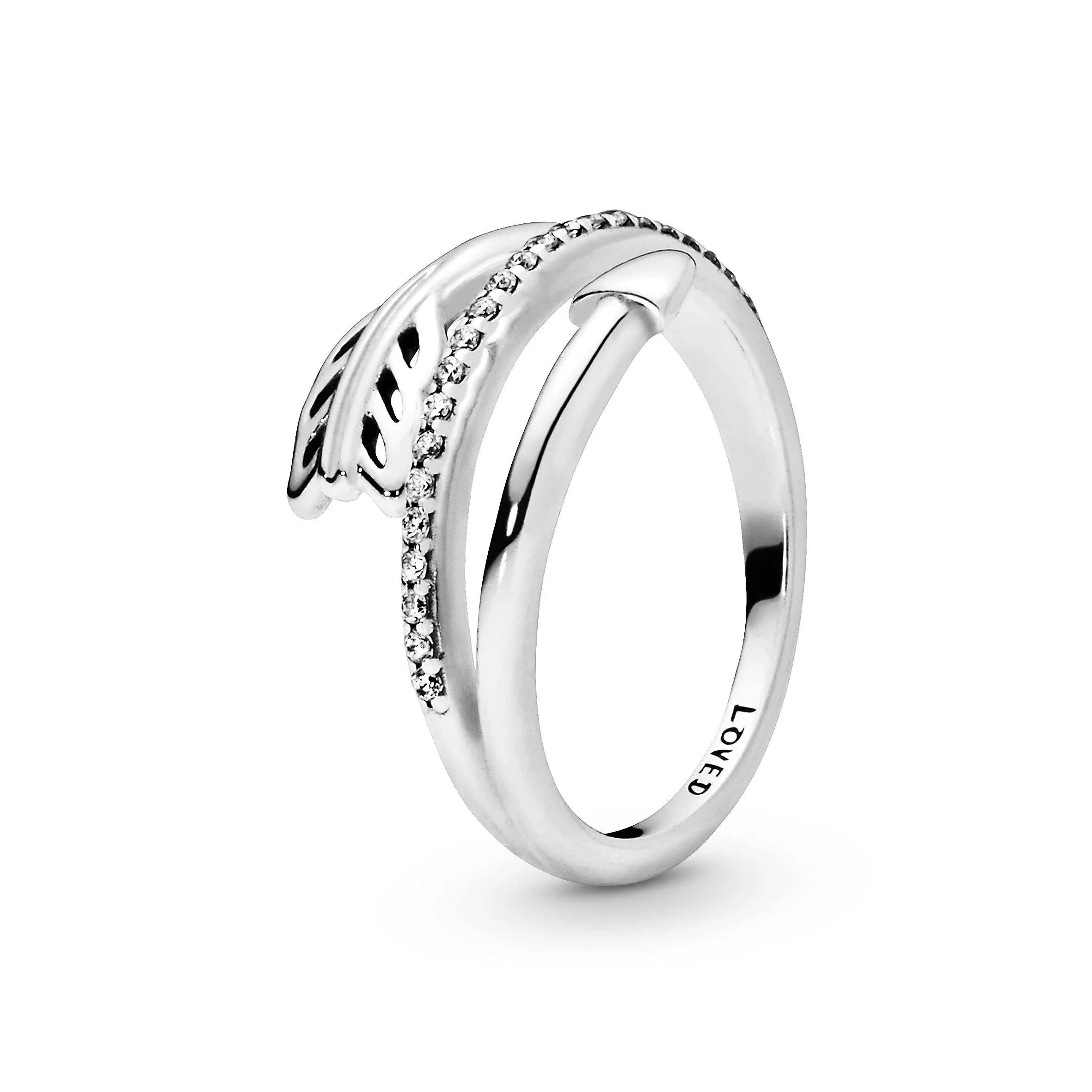 Pandora Ring Sparkling Arrow Sterling Silver