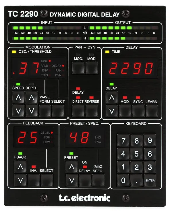 TC Electronic TC2290-DT Dynamic Delay Plug-in Controller