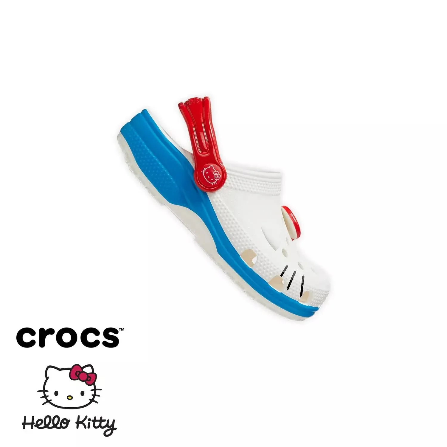 Crocs Toddler Hello Kitty Classic Clog White