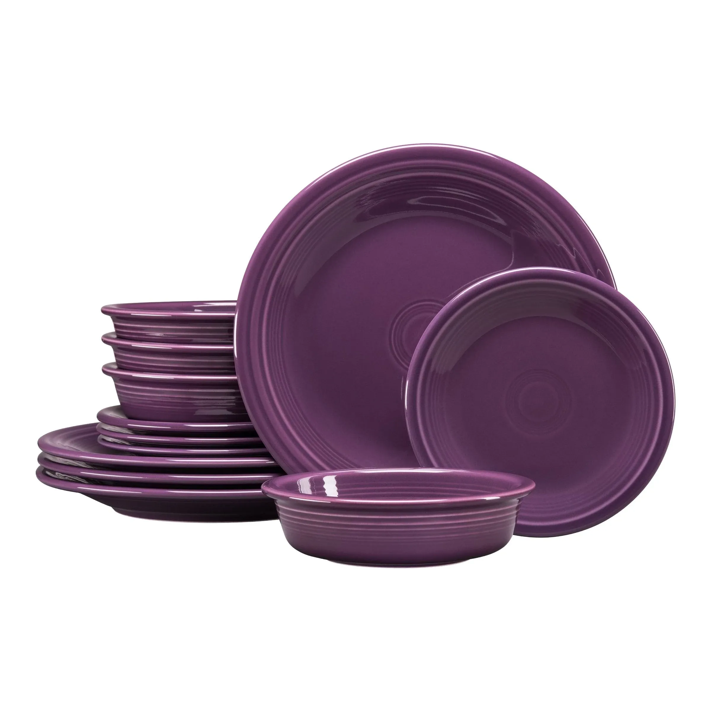 Fiesta 12-Piece Classic Dinnerware Set | Butterscotch