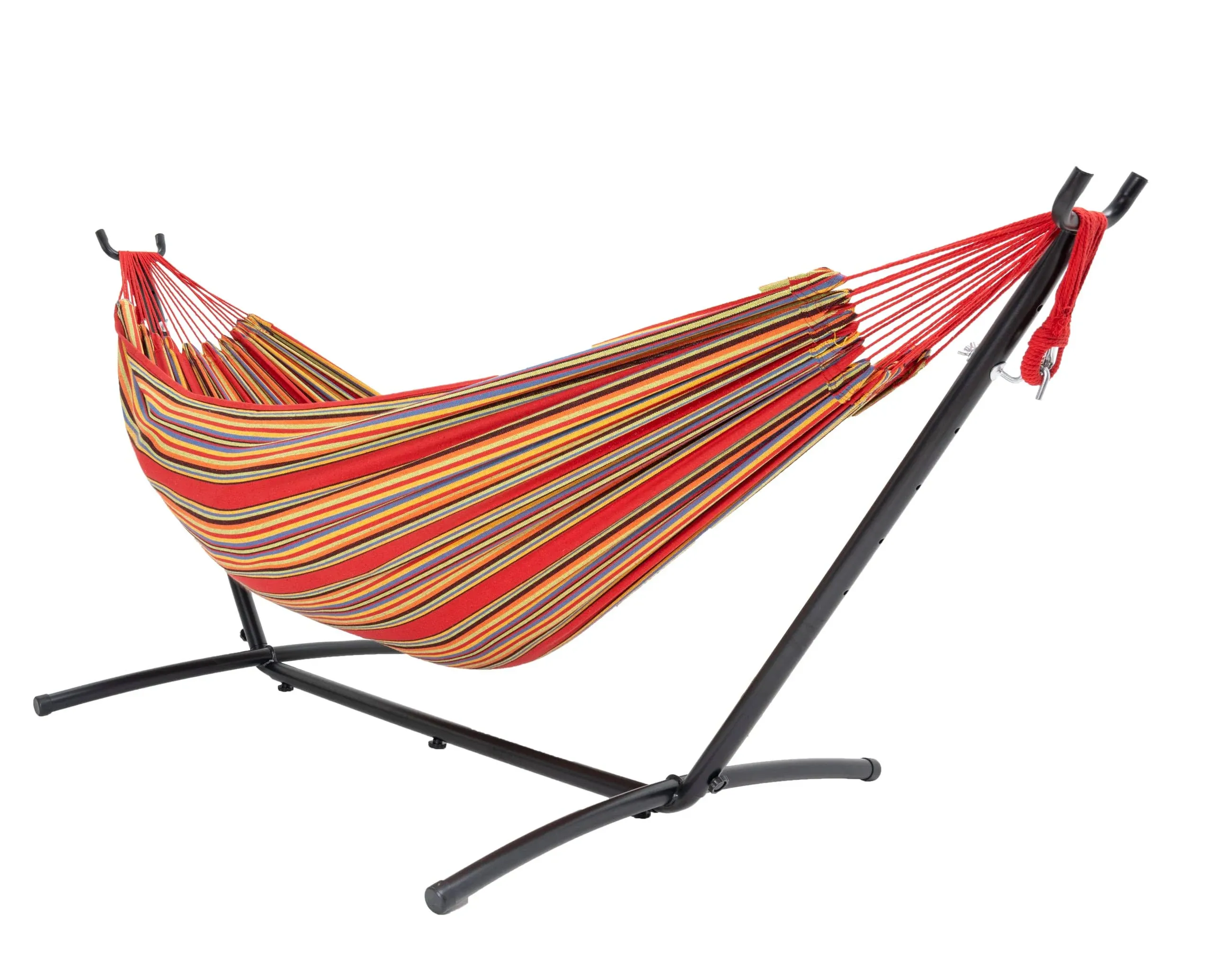 Lazy DazHammocks Double Hammock with 9ft Space-SavingSt<wbr/>eel StandIncludesP<wbr/>ortable