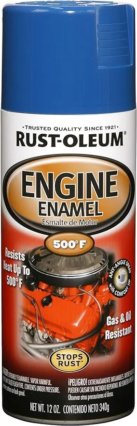 Rust-Oleum 248945 Engine Enamel, Ford Blue, 12 oz, Spray