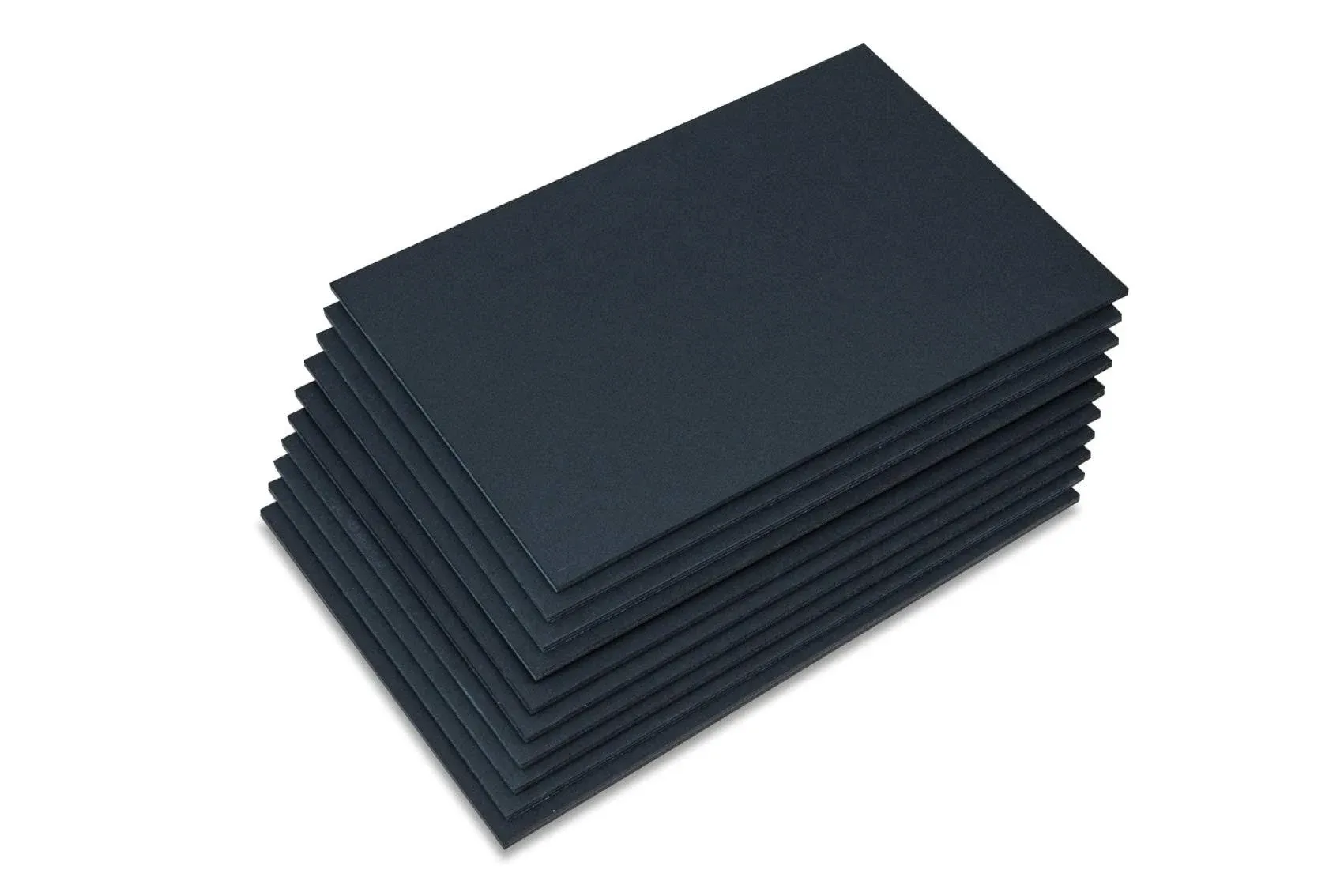 Union Foam Board Union Premium Black Foam Board 16 X20 X3/16" 10-Pack : Matte Finish High-Density Professional Use, Perfect for Presentations, Signboards, Arts and