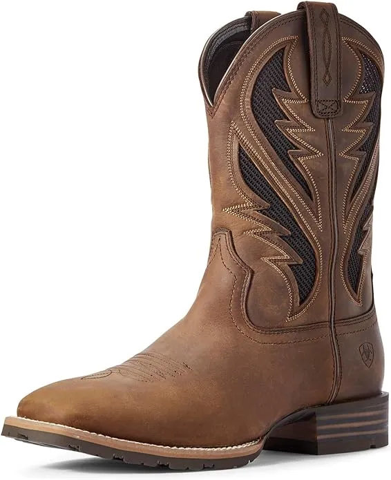 Men's Ariat Hybrid VentTEK Western Boots 11 Brown