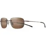 Maui Jim Nanea Copper Frames Polarized Rimless Bronze Lens Sunglass H332–18