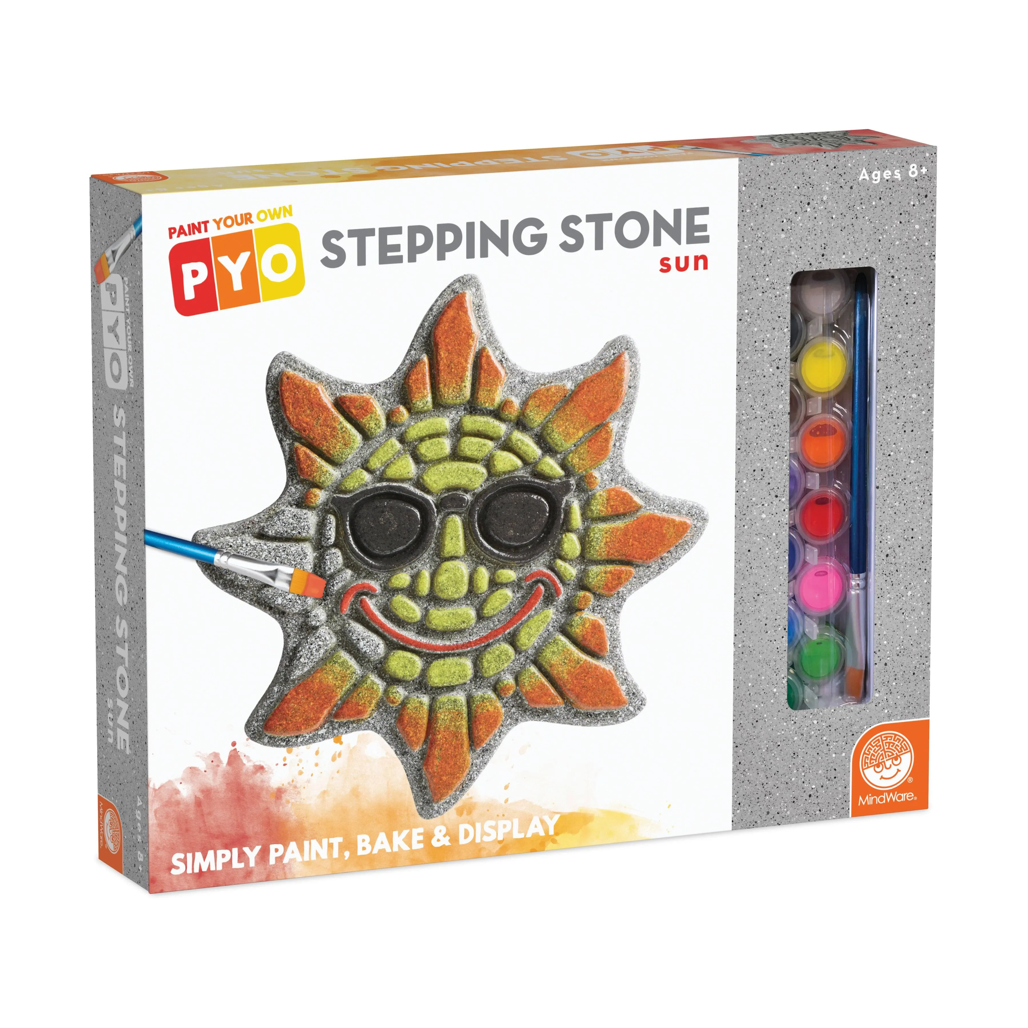 MINDWARE Paint-Your-Own Stepping Stone: Sun