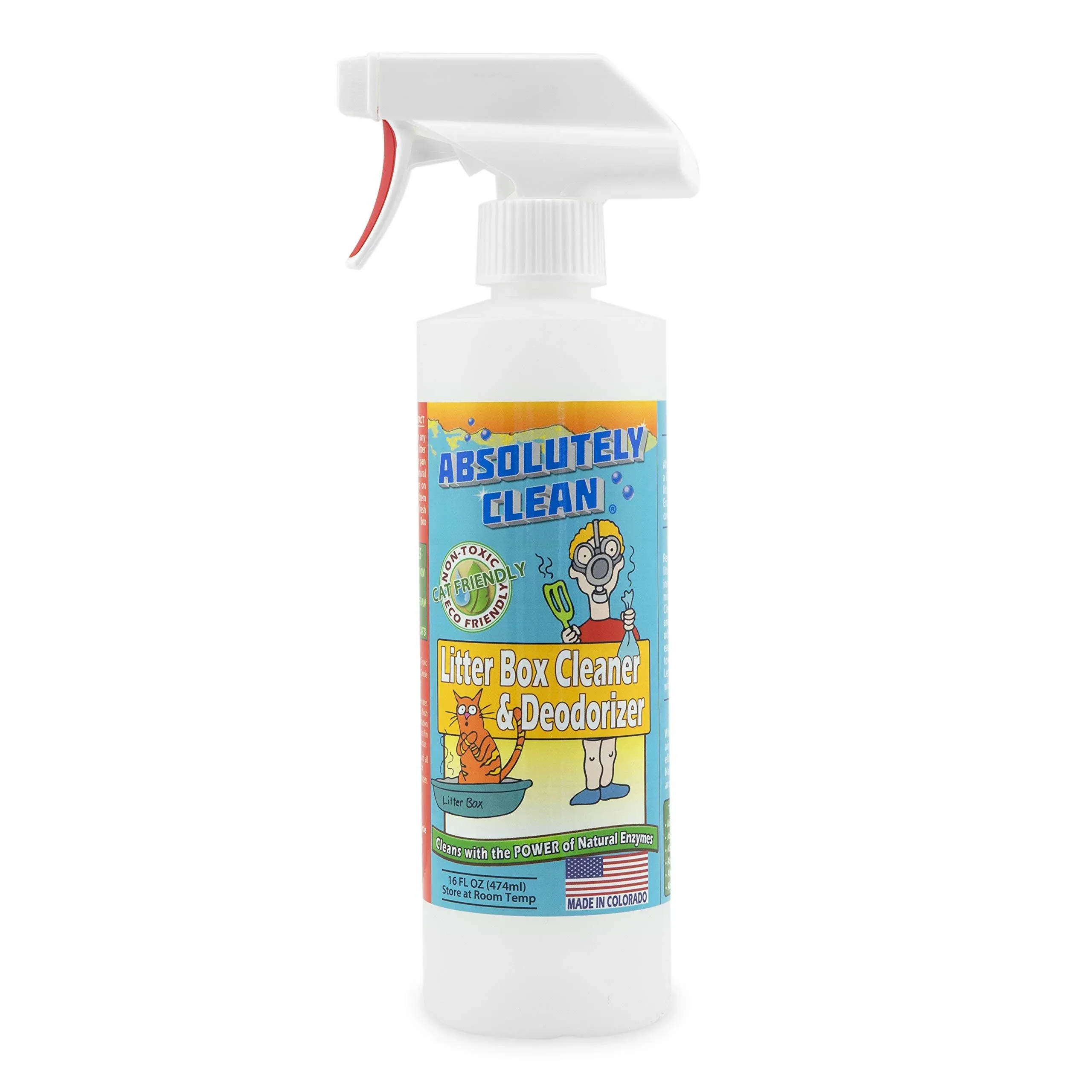 Litter Box Cleaner and Odor Eliminator, Eliminate Odors Quickly, Neutralizes Urine and Feces Odors in The Air and The Box, Make Litter Last Longer