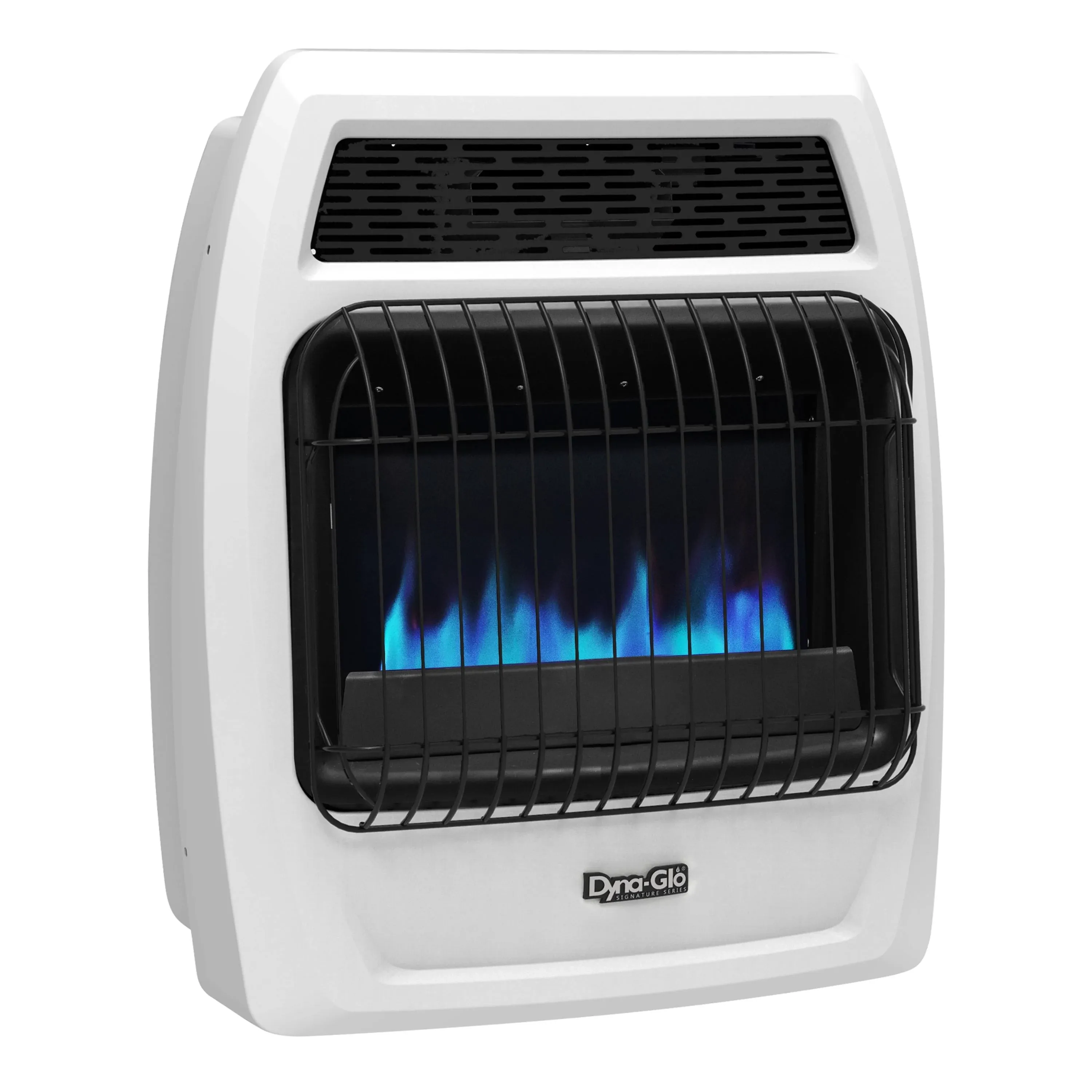 Dyna-Glo BFSS20NGT-2N 20,000 BTU Natural Gas Blue Flame Thermostatic Vent Free Wall Heater, White