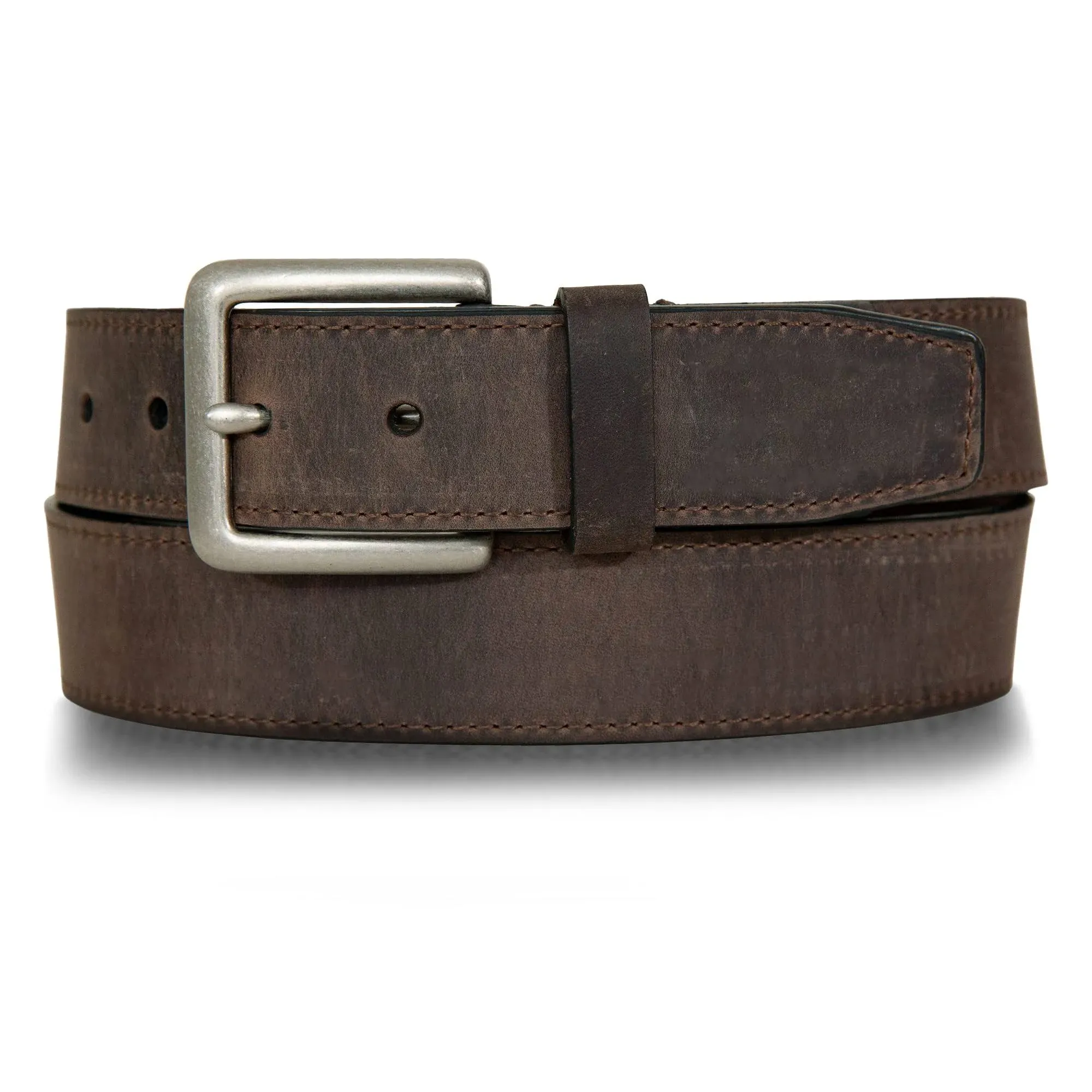 Wolverine Rugged Patch Belt Brown