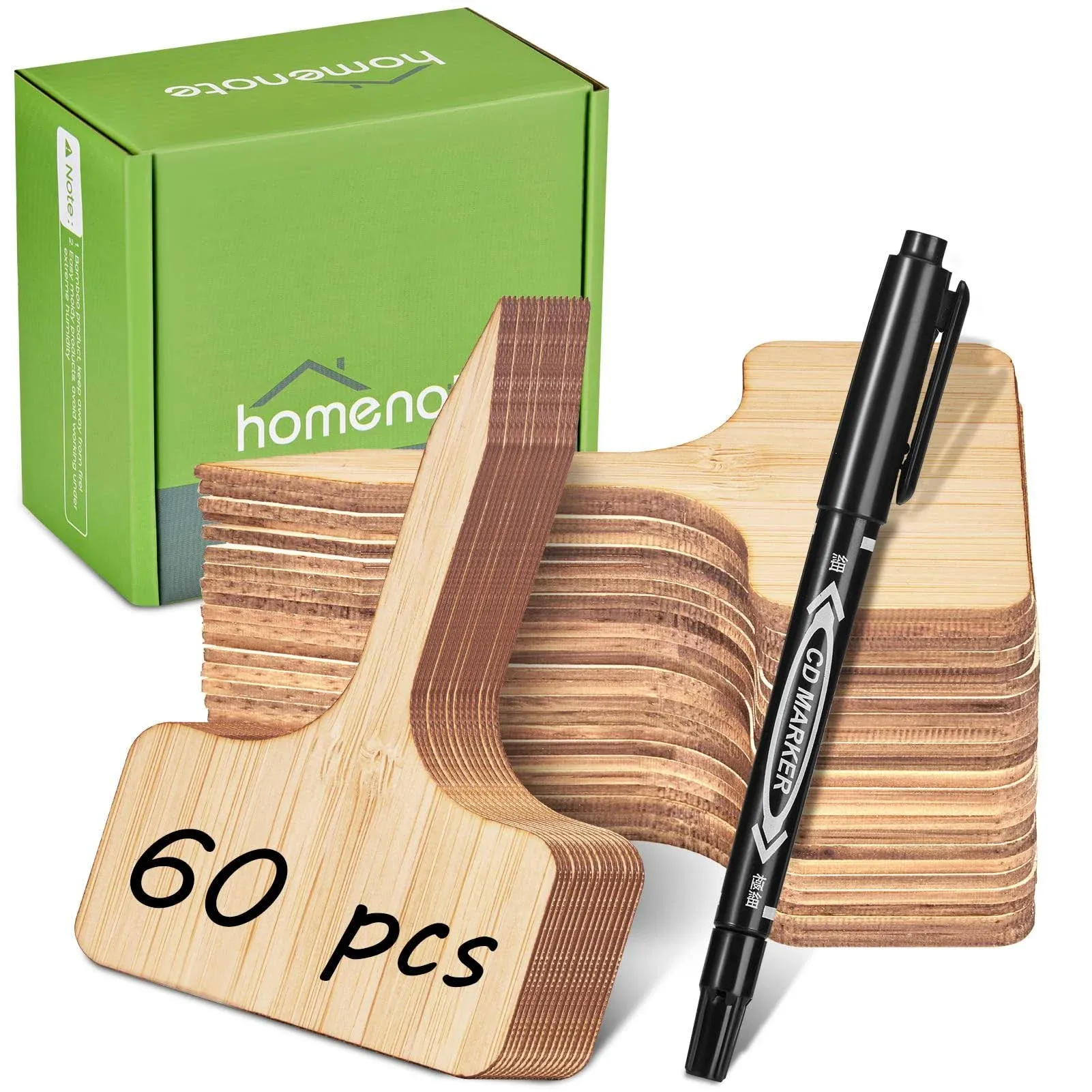 HOMENOTE Bamboo Plant Labels