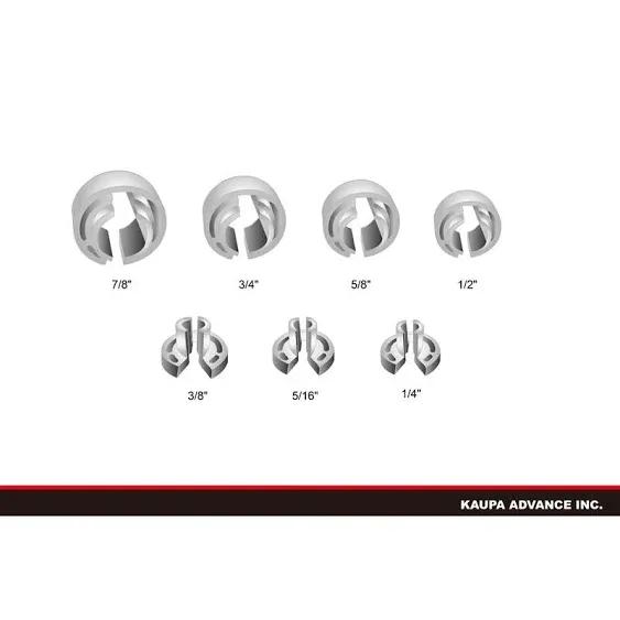 Fuel Line & A/C Line Disconnect Pliers Tool Kit,W/Fuel Line Remover - 1/4", 5/16", 3/8", 1/2", 5/8", 3/4", 7/8"