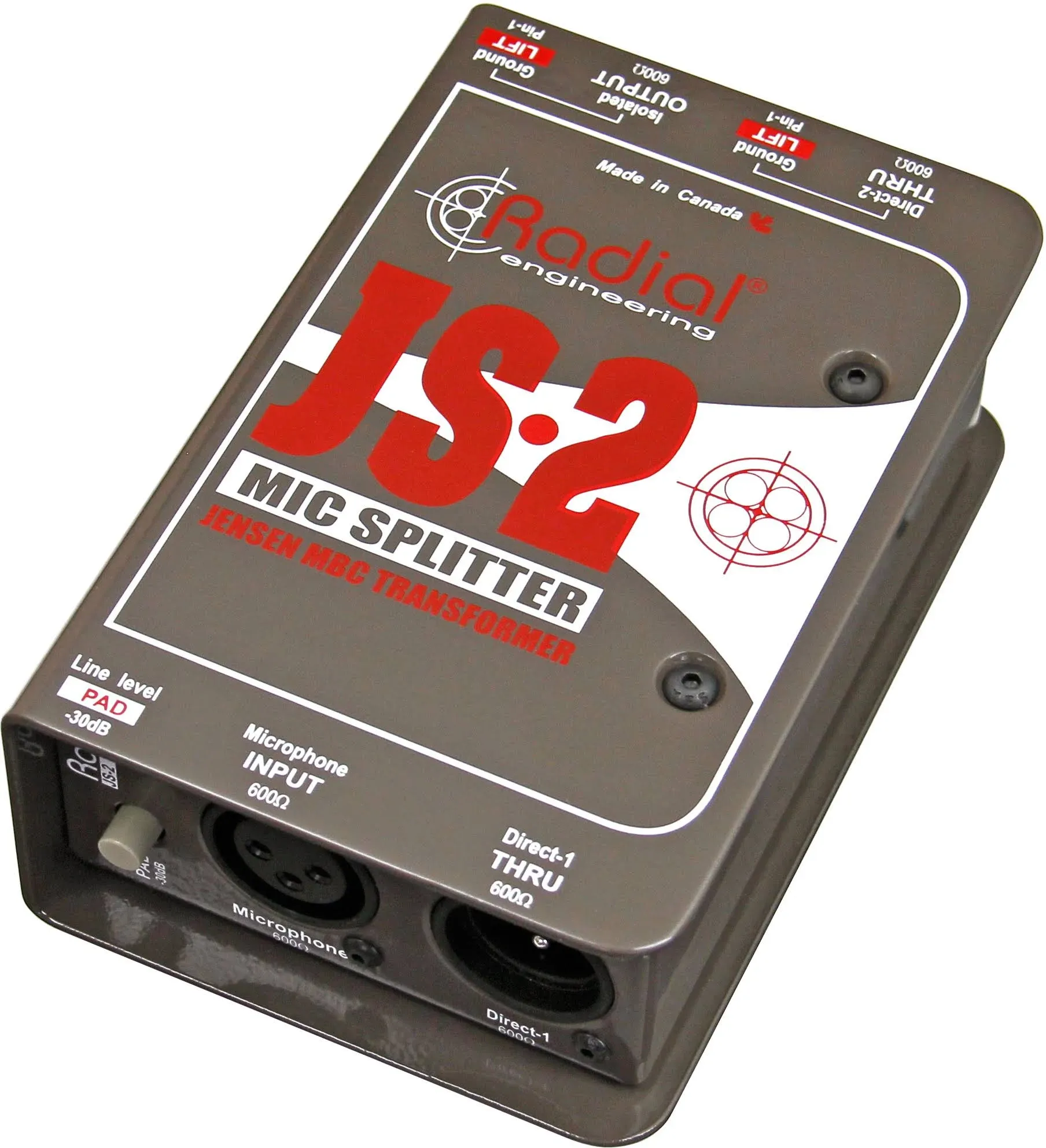 Radial Engineering JS2 Passive Microphone Splitter