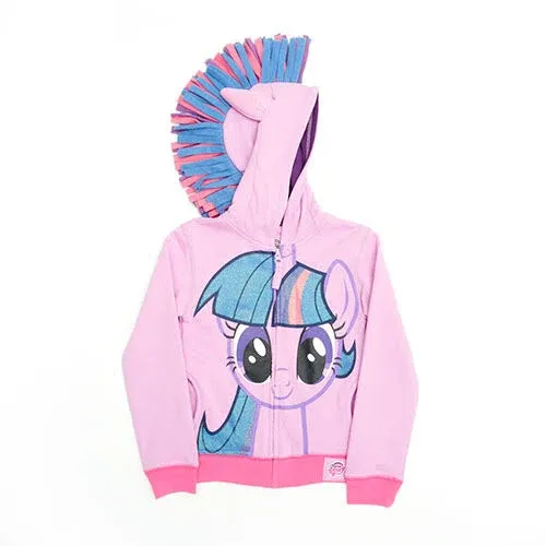 My Little Pony Big Twilight Sparkle Hooded Zip Up Sweatshirt