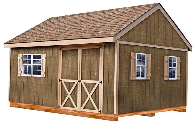 Best Barns New Castle 16x12 Wood Shed Kit