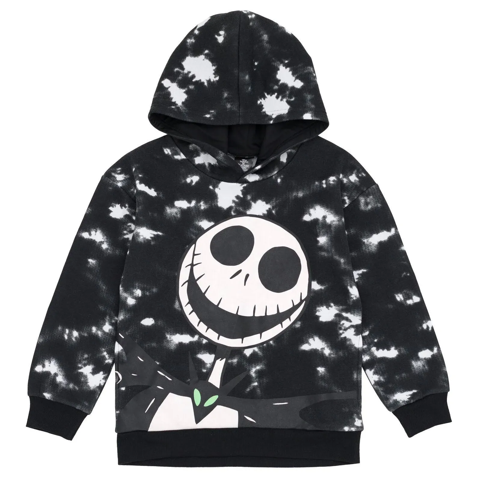 Disney Nightmare Before Christmas Jack Skellington Toddler Boys Fleece Hoodie Tie ...