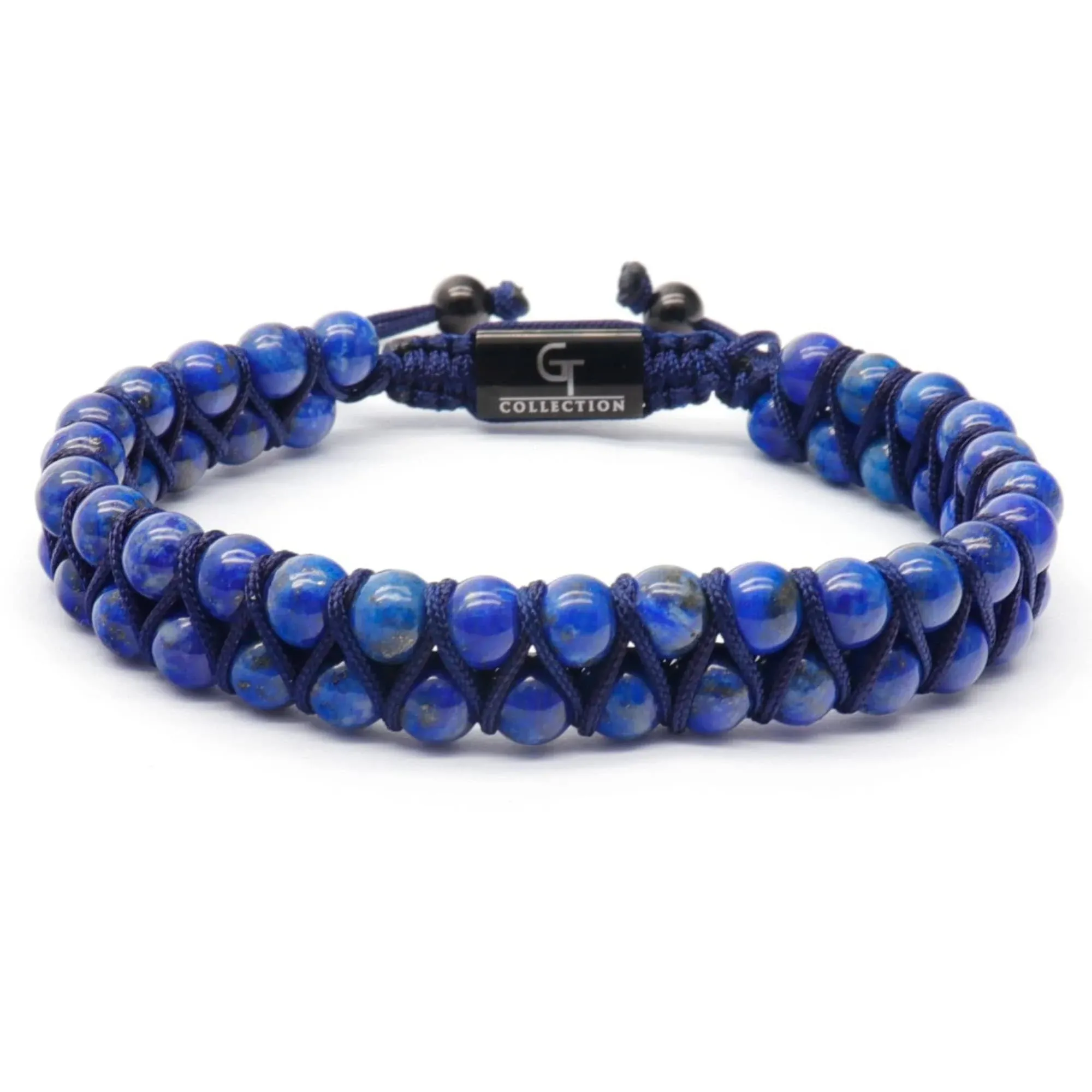 Men's Lapis Lazuli Beaded Bracelet