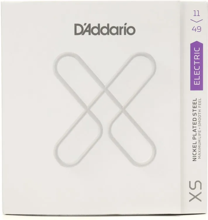 D'Addario Guitar Strings - XT Nickel Coated Electric Guitar Strings - XTE1149 - Extended String Life with Natural Tone & Feel - For 6 String Guitars - 11-49 MediumD'Addario Guitar Strings - XT Nickel Coated Electric Guitar…