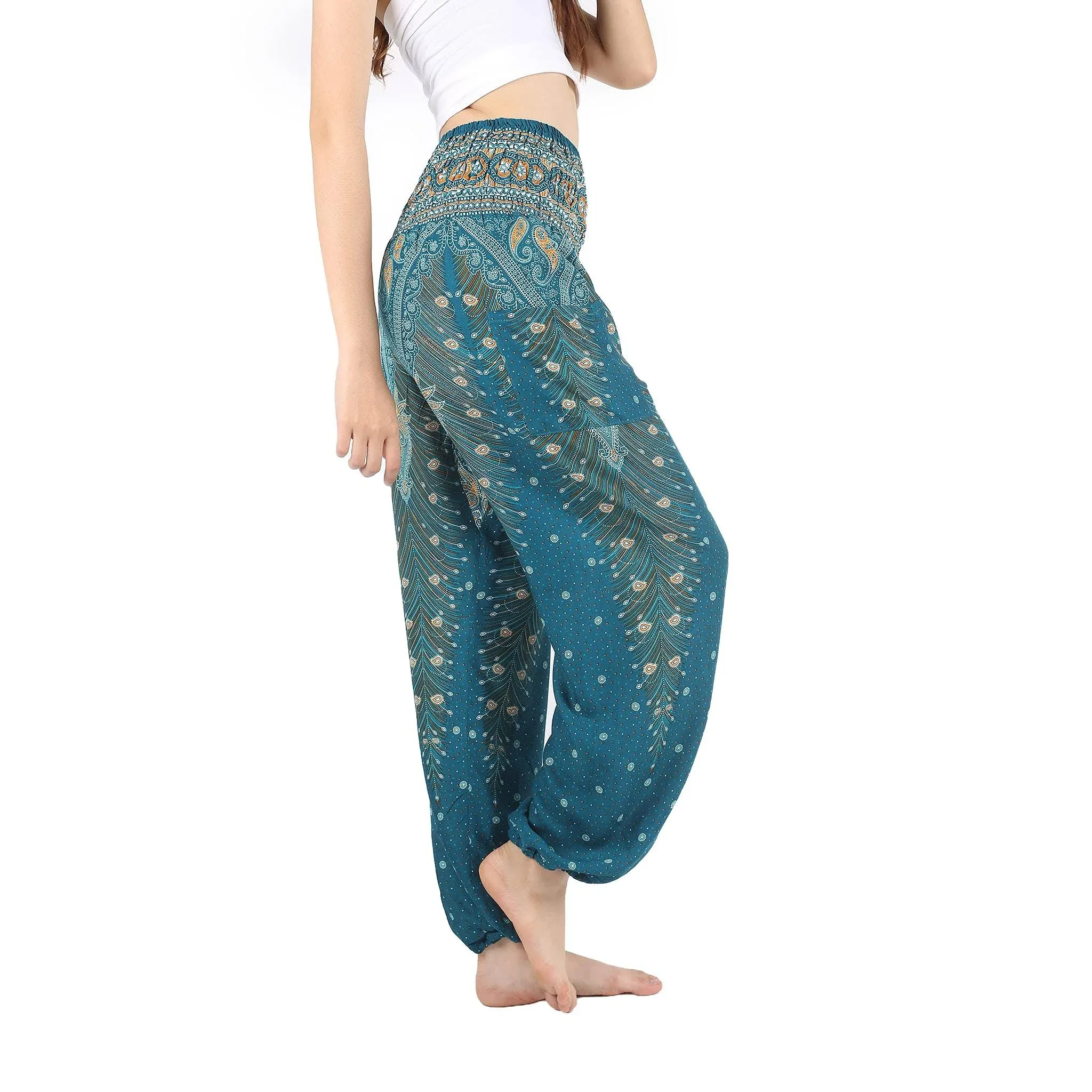 Boho Pants Harem Pants Yoga Trousers for Woman Bohemian Beach Pants