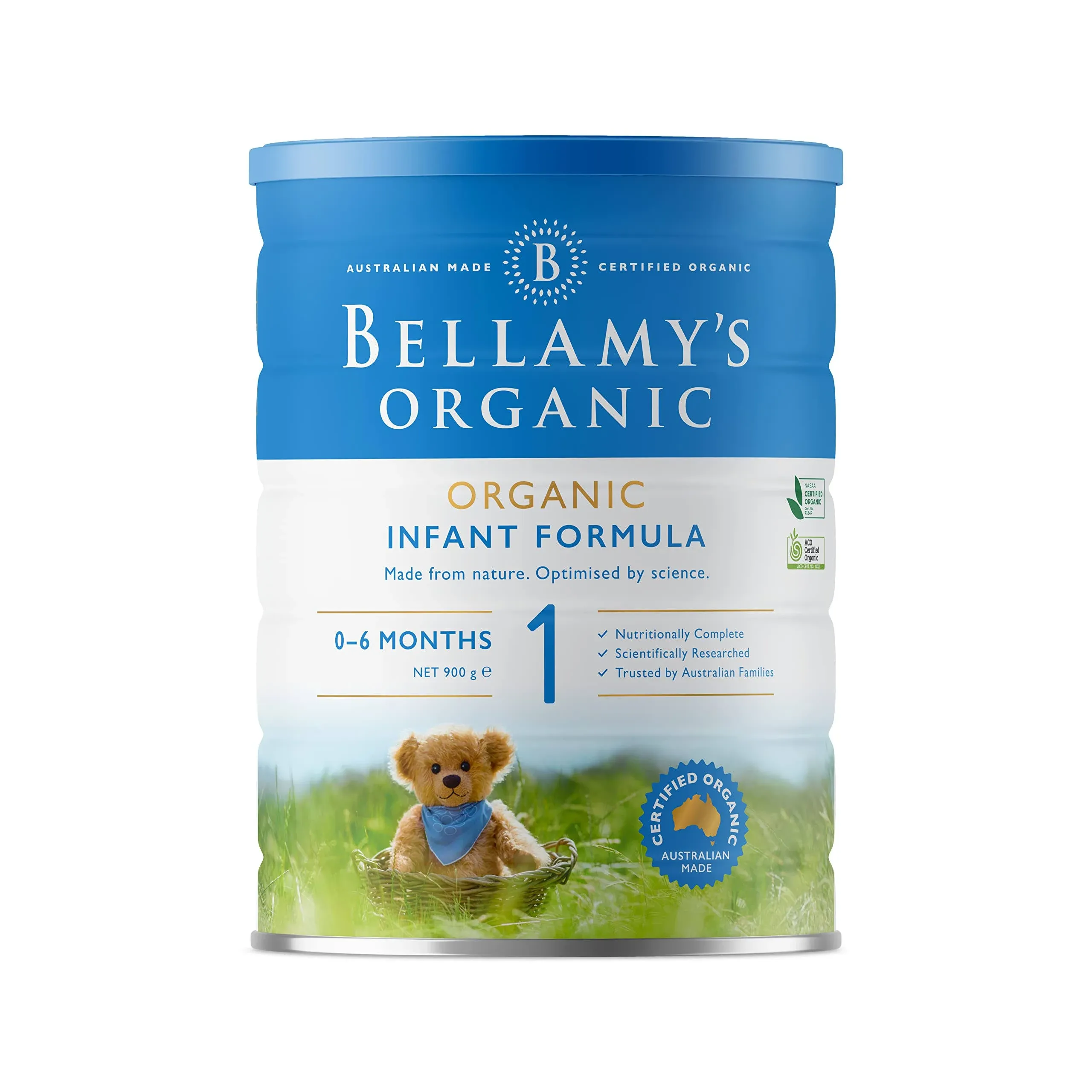 Bellamy’s Organic Infant Formula Step 1 900g