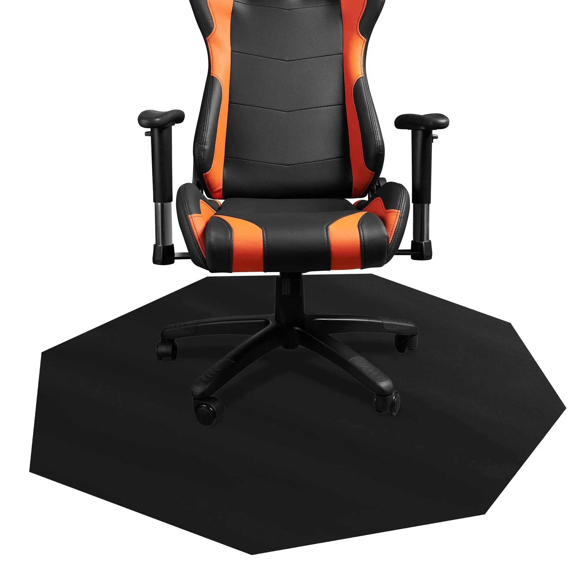 DESKU - Octagon Gaming Chair Mat, Computer and Office Chair Mat for Hard Floors ...